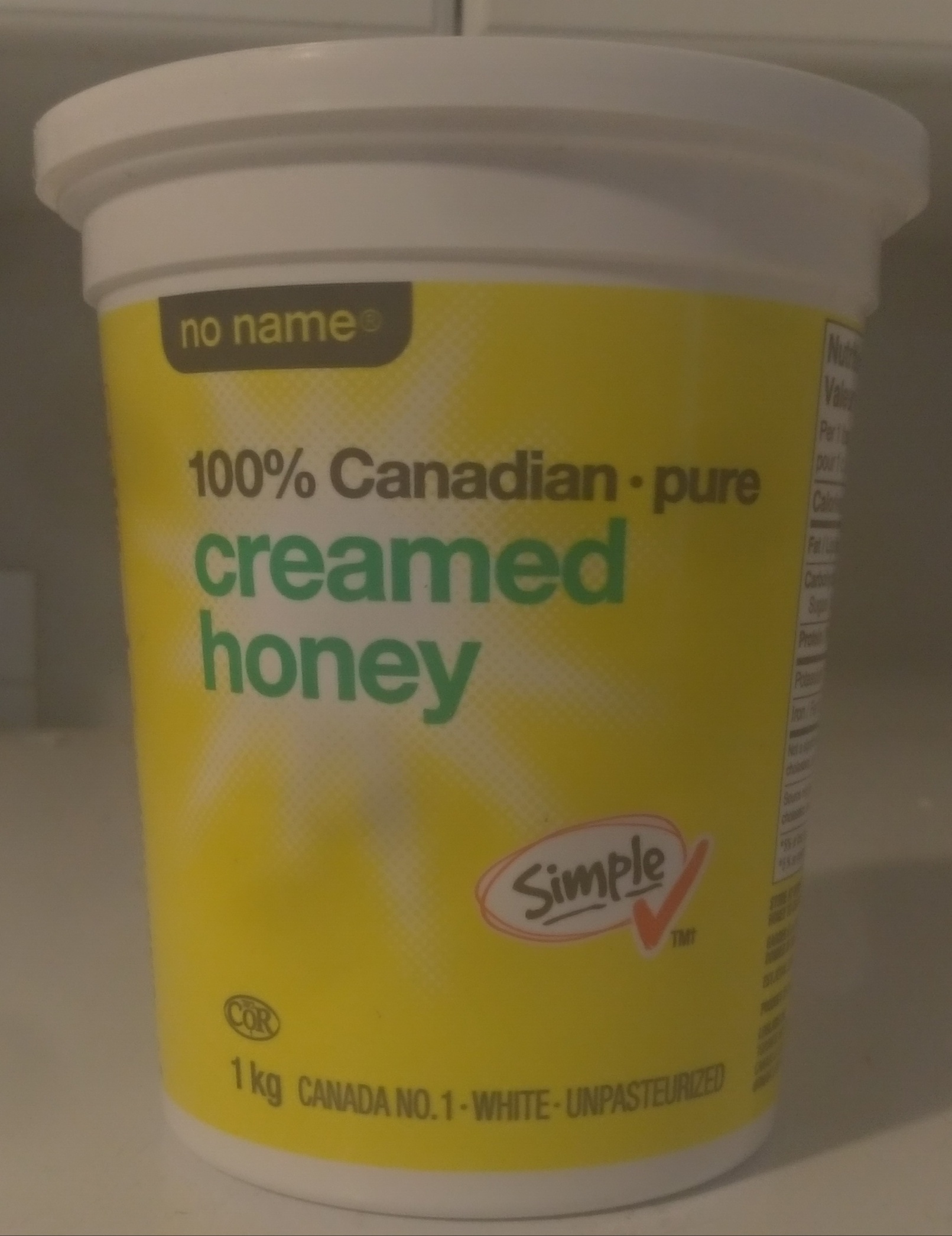 100% Canadian Pure Creamed Honey