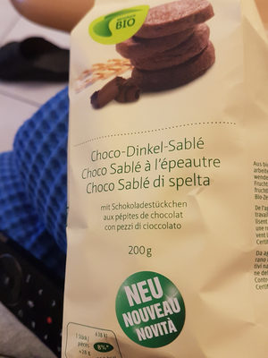Choco Sablé à l'épeautre