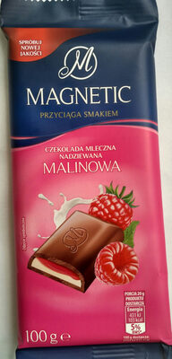 Czekolada mleczna malinowa