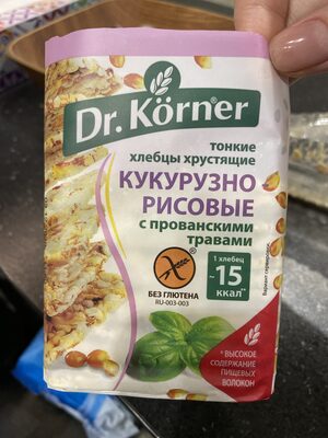 Dr.Korner кукурузно-рисовые хлебцы